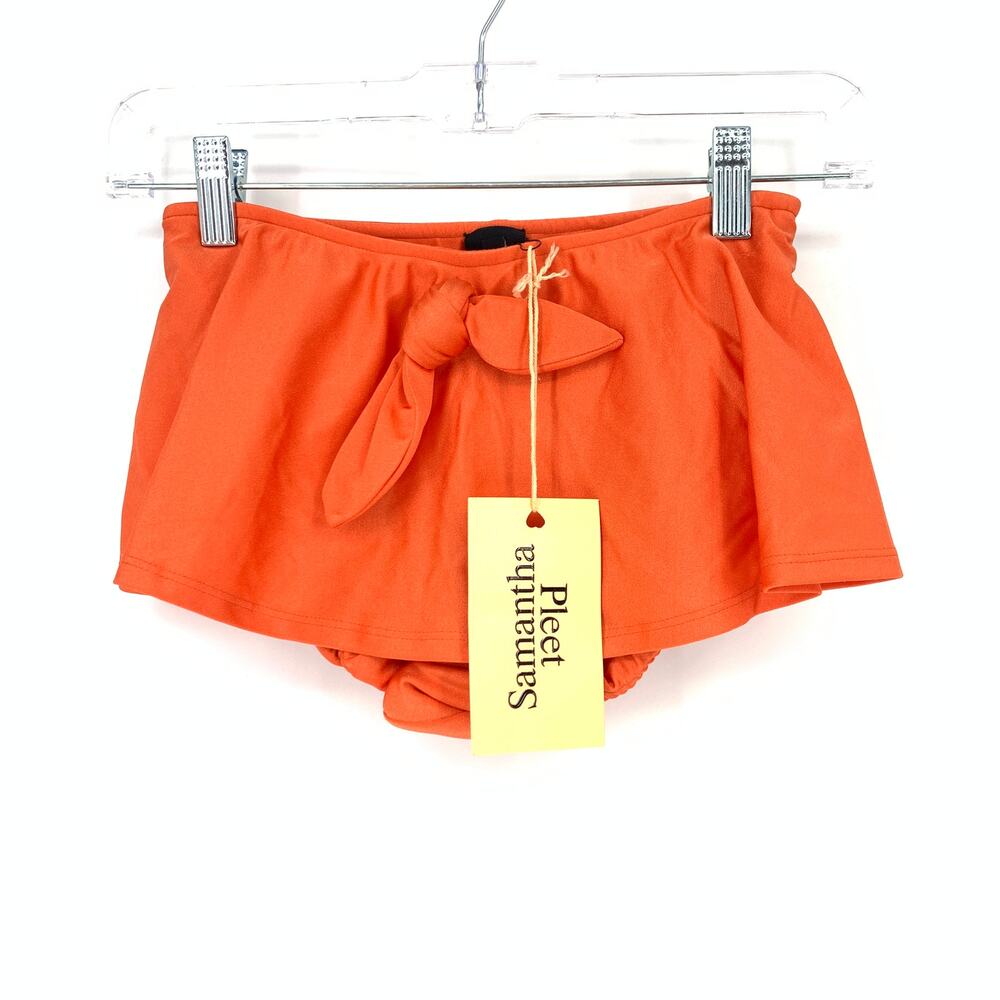 Samantha Pleet Womens Size XS Promise Bikini Bottom Clementine Orange NEW